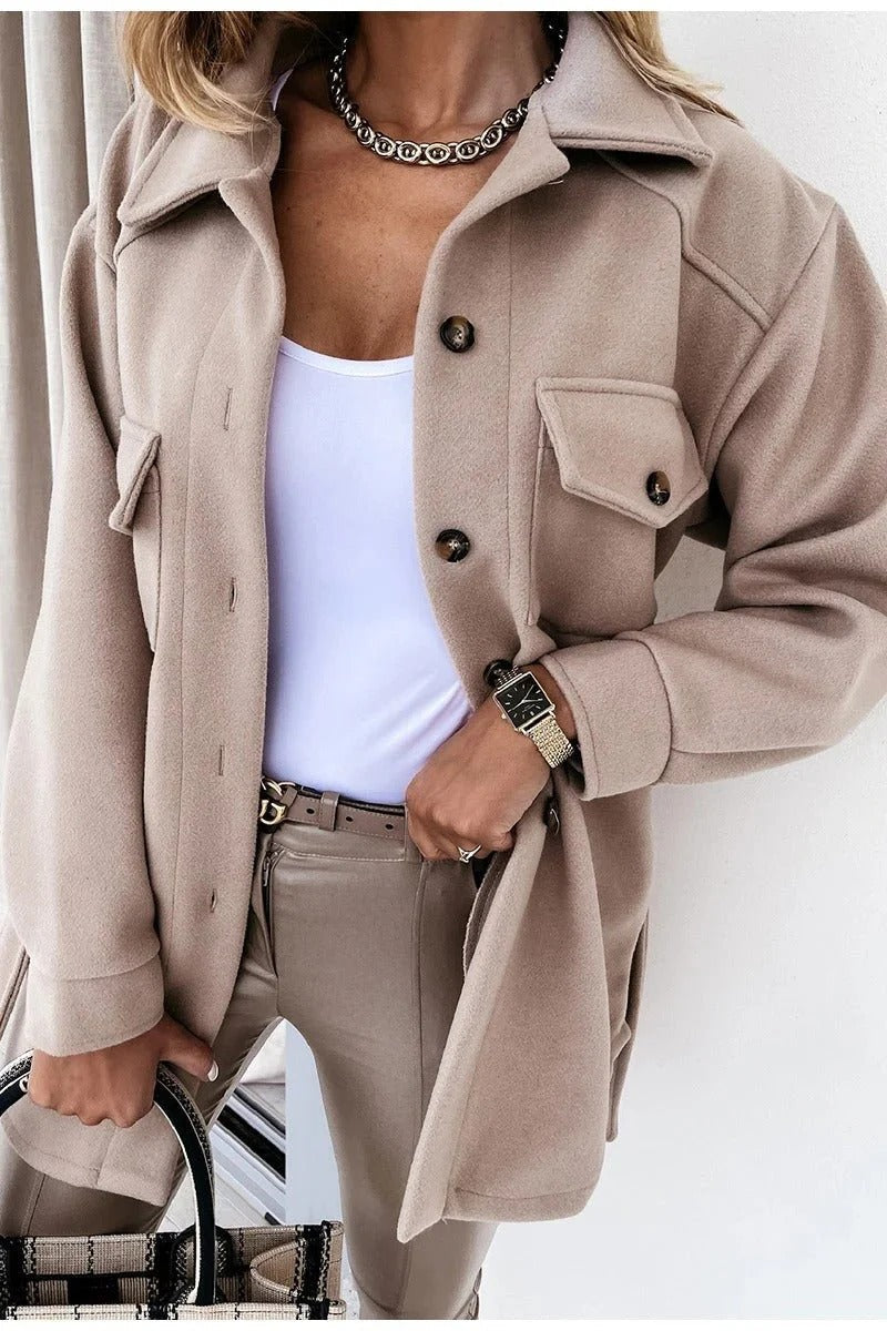 Dama Washington Susanna women's overshirt button-down shirt jacket - view 4