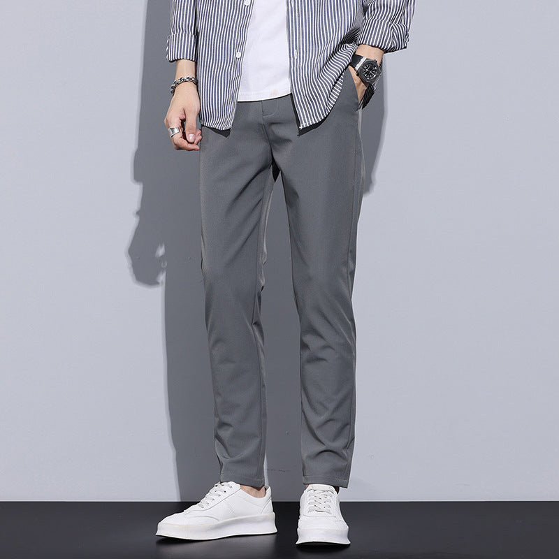 Sage | Men's Slim Fit Dress Pants Black