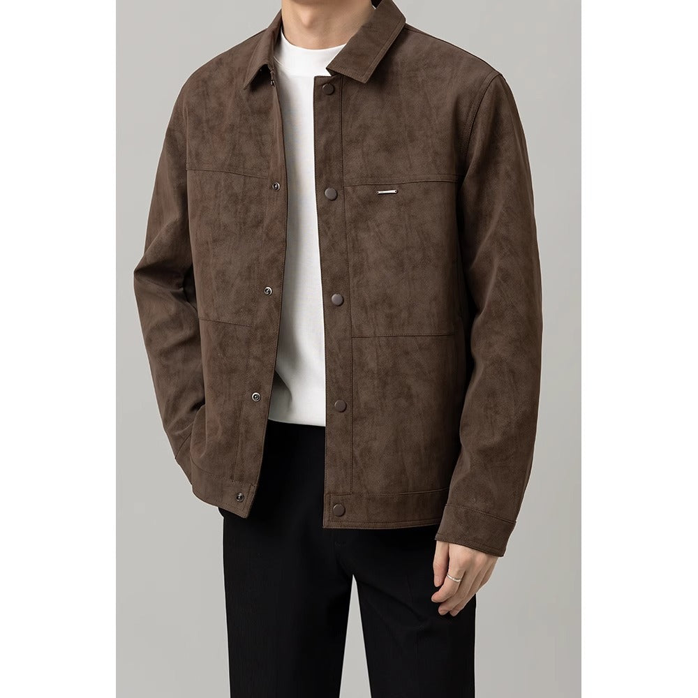 Dama Washington Cedar men's button-down jacket - front view