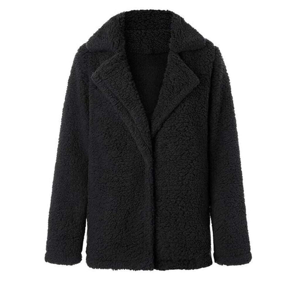 Dama Washington Scholastica women's relaxed fit teddy jacket - front view