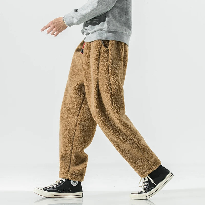 Ash | Men's Relaxed Fleece Sweatpants Beige