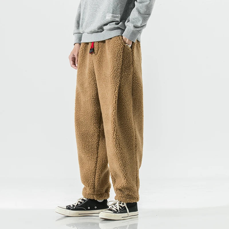 Ash | Men's Relaxed Fleece Sweatpants Beige