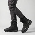 Dama Washington Lars sherpa lined winter snow boots Black - on foot detail