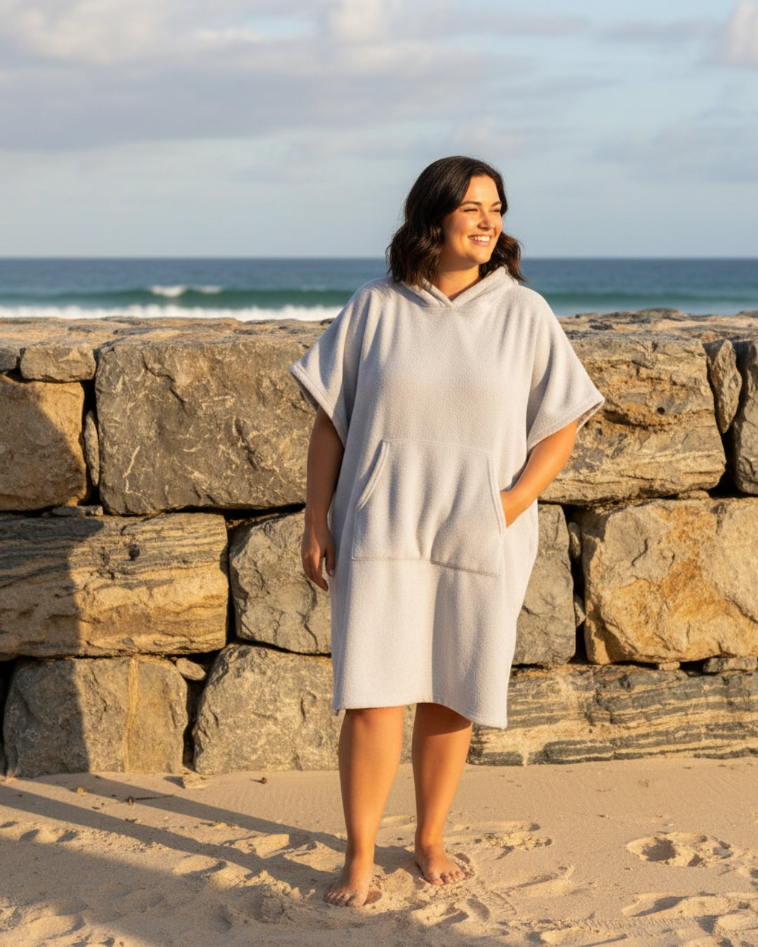 Vera | Women's Linen Beach Cover Up Dress Navy