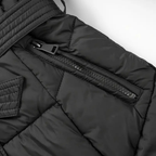 Dama Washington Ada women's puffer coat black faux fur hood belted - view 4