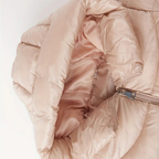 Dama Washington Ayla women's puffer jacket cream hooded belted - view 3