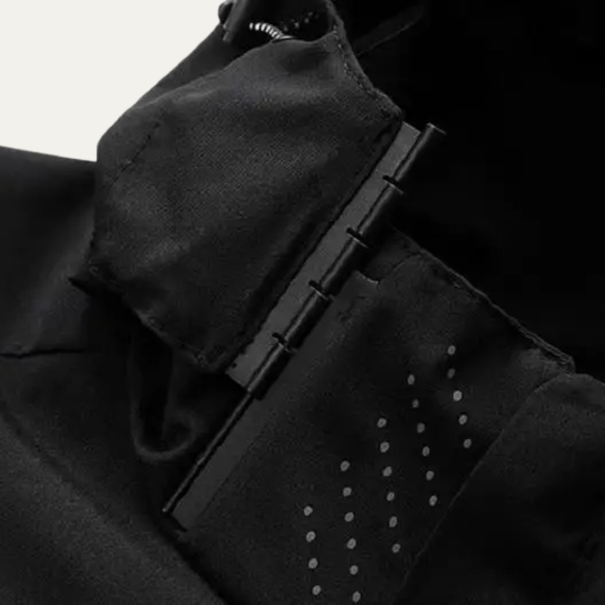 Isla | Men's Rain Jacket Black Waterproof Hooded