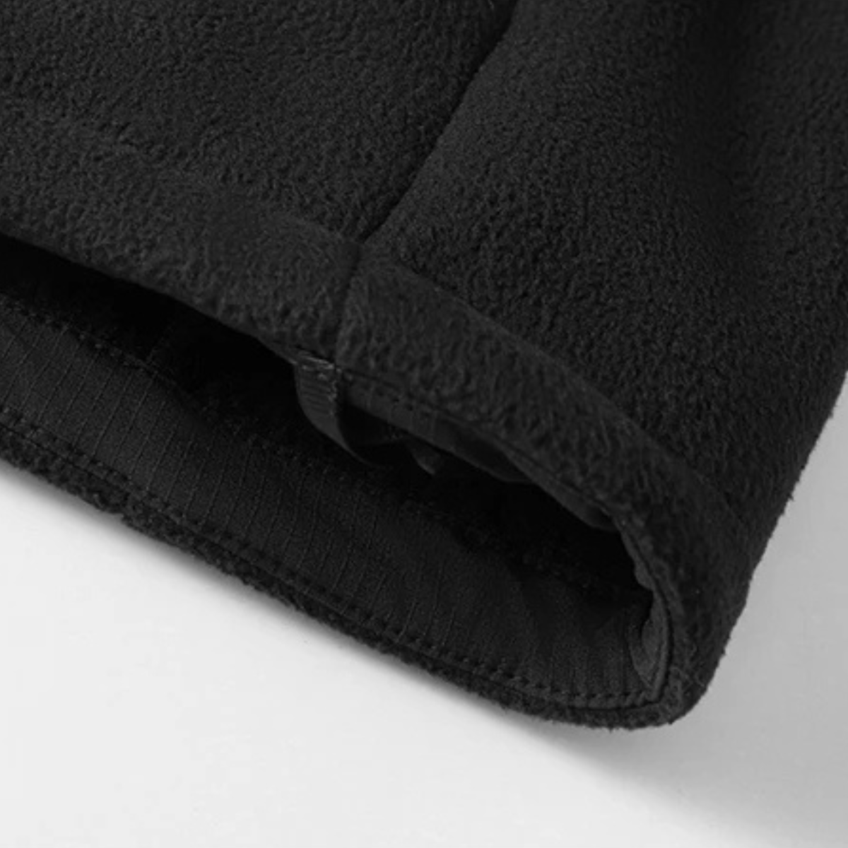 Blake | Men's Fleece Jacket Black Zip Up Thermal