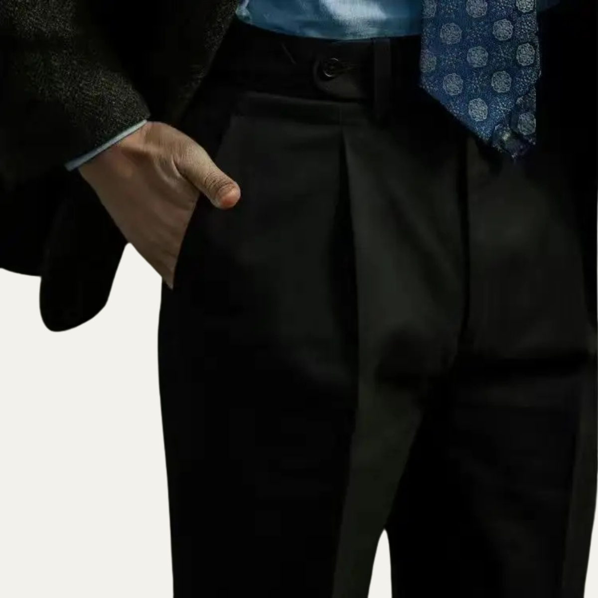 Beau | Men's Pleated Dress Pants Khaki