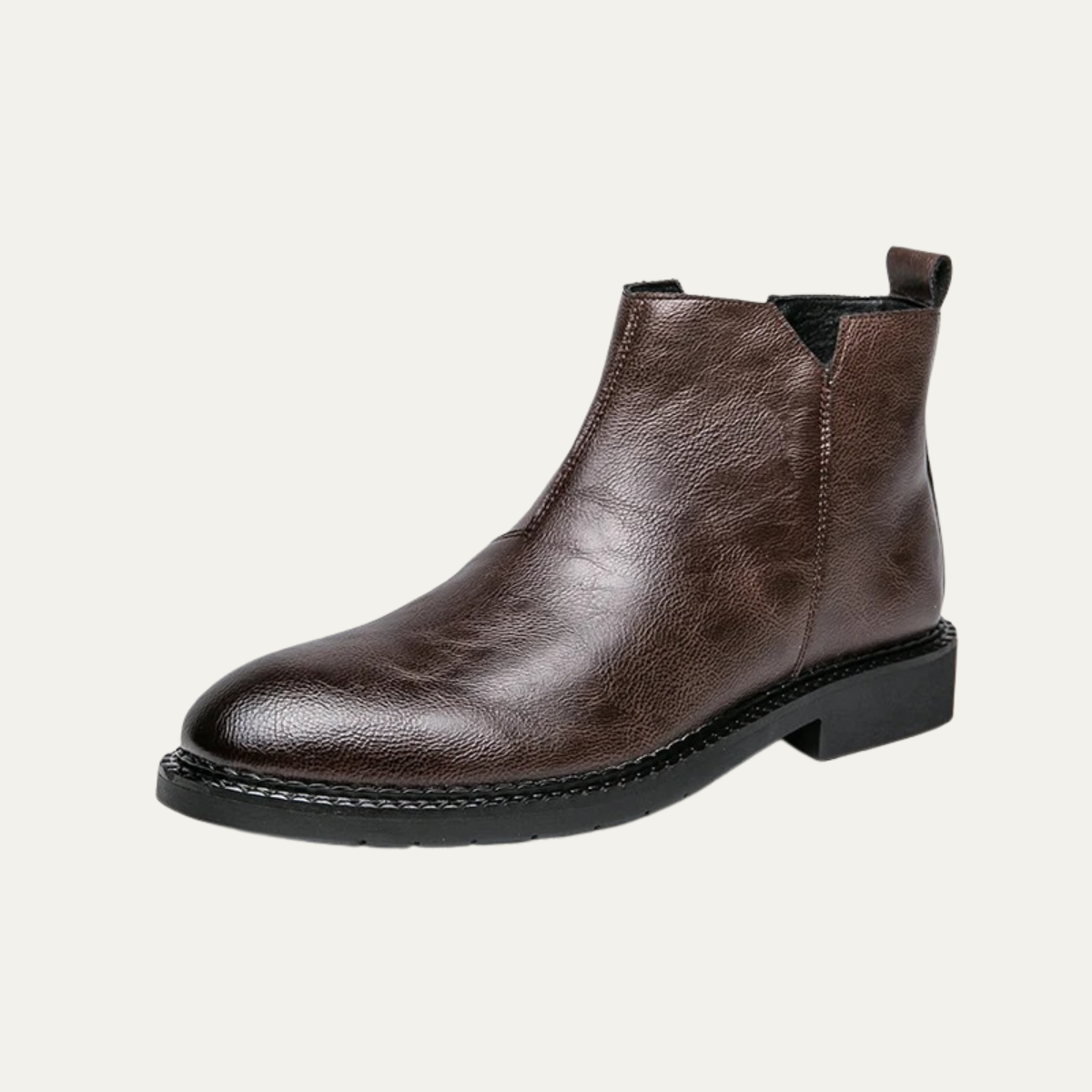Kai | Men's Leather Chelsea Boot Black