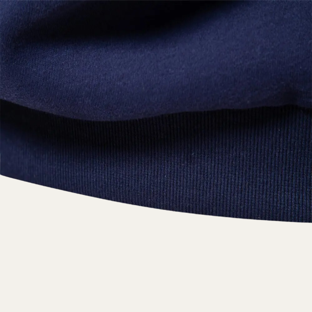 Ash | Men's Smart Casual Polo Collar Sweater Navy White