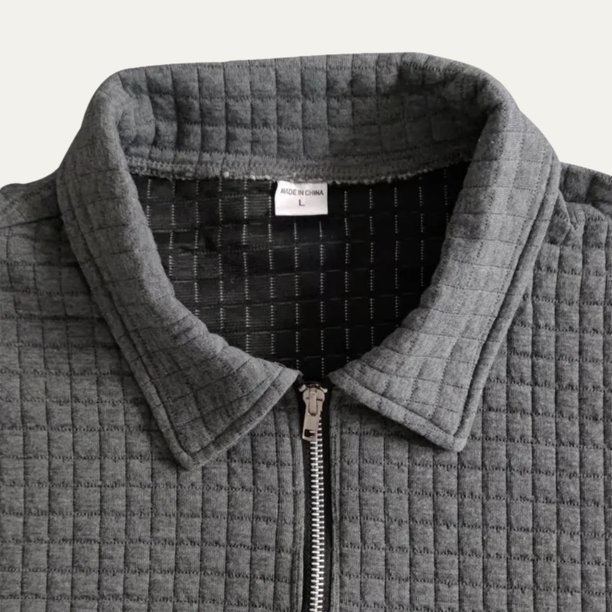 Sage | Men's Casual Waffle Knit Sweatsuit Gray