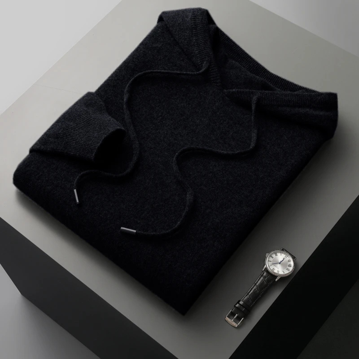 Ada | Men's Crew Neck Sweater Light Blue Knit
