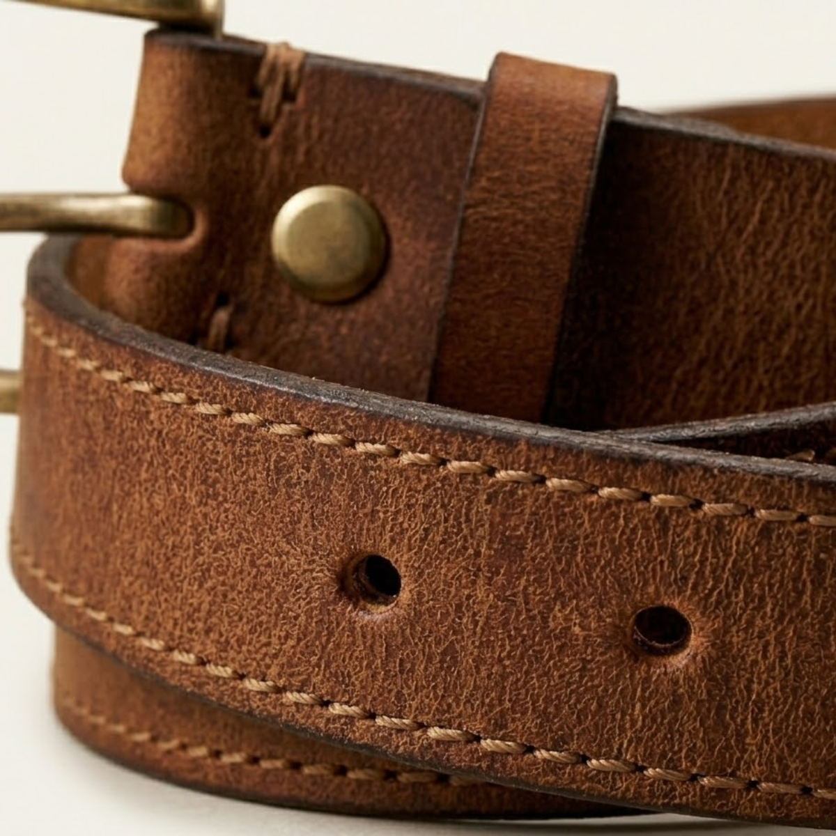 Dama Washington Margate thick cowhide leather belt - view 9