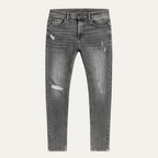 Dama Washington Beau men's ripped slim fit jeans gray stretch - view 3