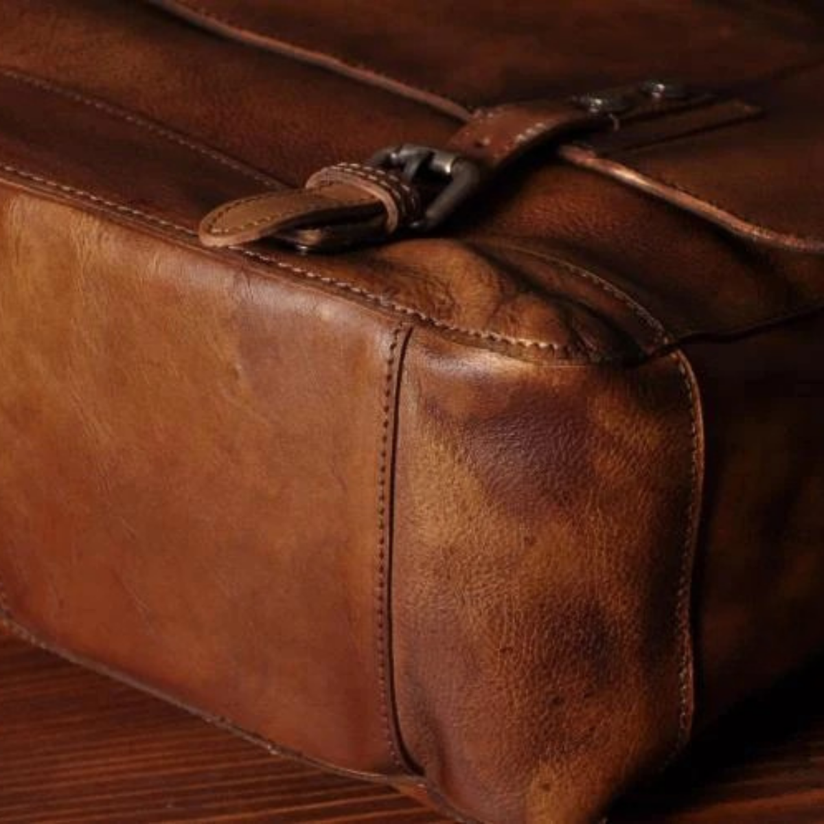Dama Washington Cahors vintage leather crossbody bag - view 11
