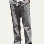 Dama Washington Callum men's linen pants sage green relaxed fit - view 4