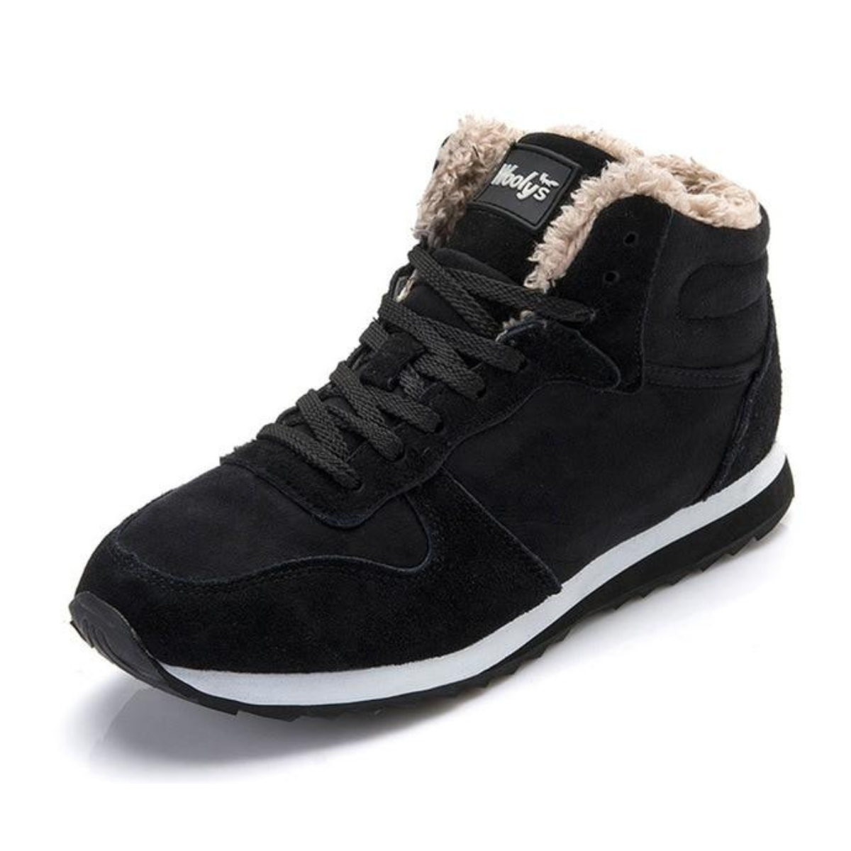 Axel | Men's Sherpa Lined High Top Winter Boot Navy