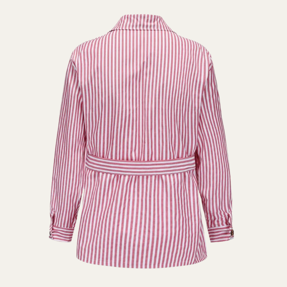 Cruz | Men's Striped Button Up Shirt Gray White Long Sleeve