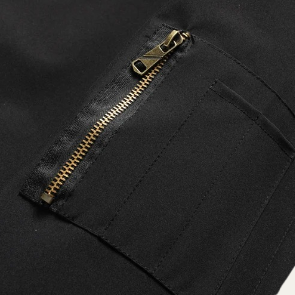 Ezra | Men's Puffer Jacket Black Hooded Quilted Winter Coat