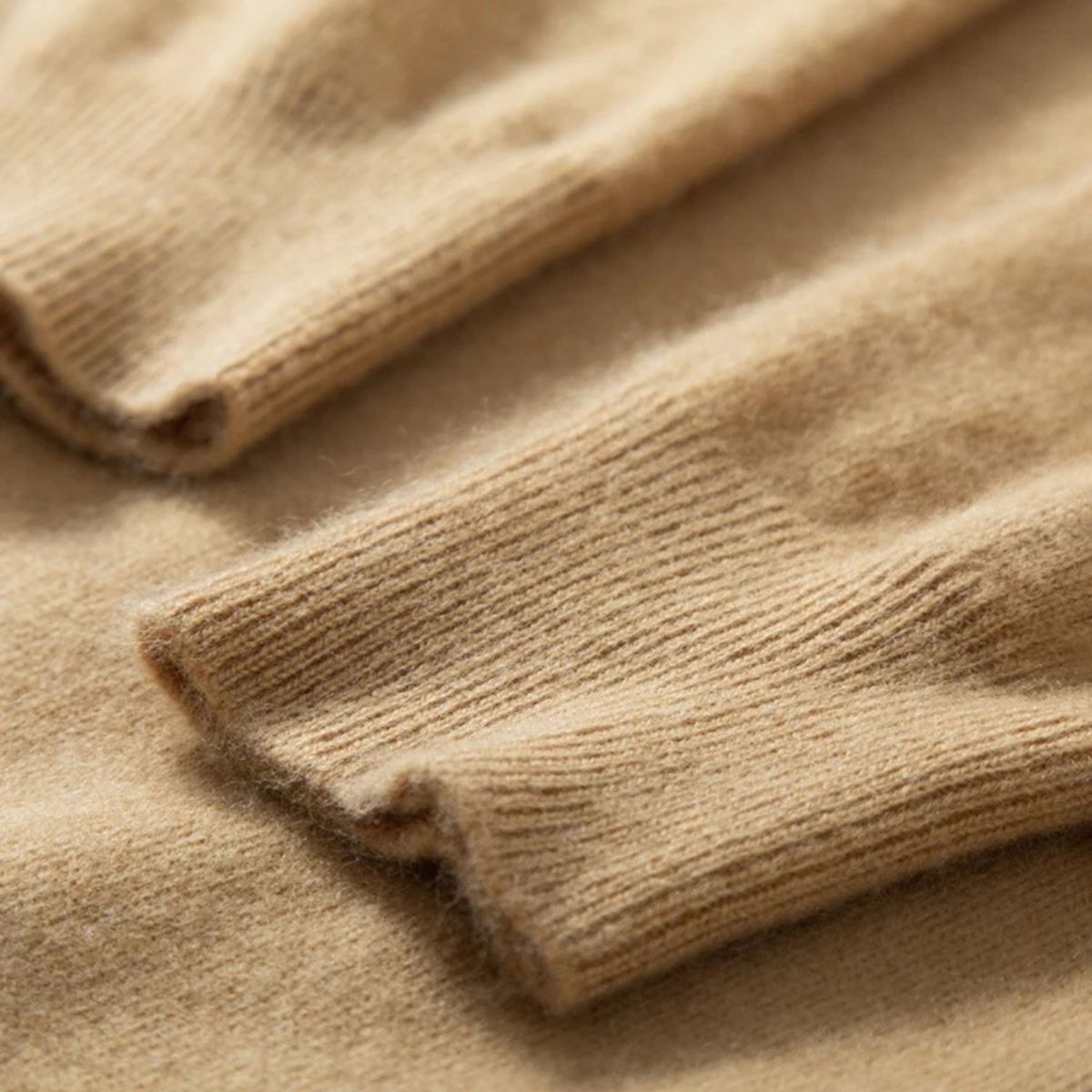 Bram | Men's Crew Neck Cashmere Sweater Cream
