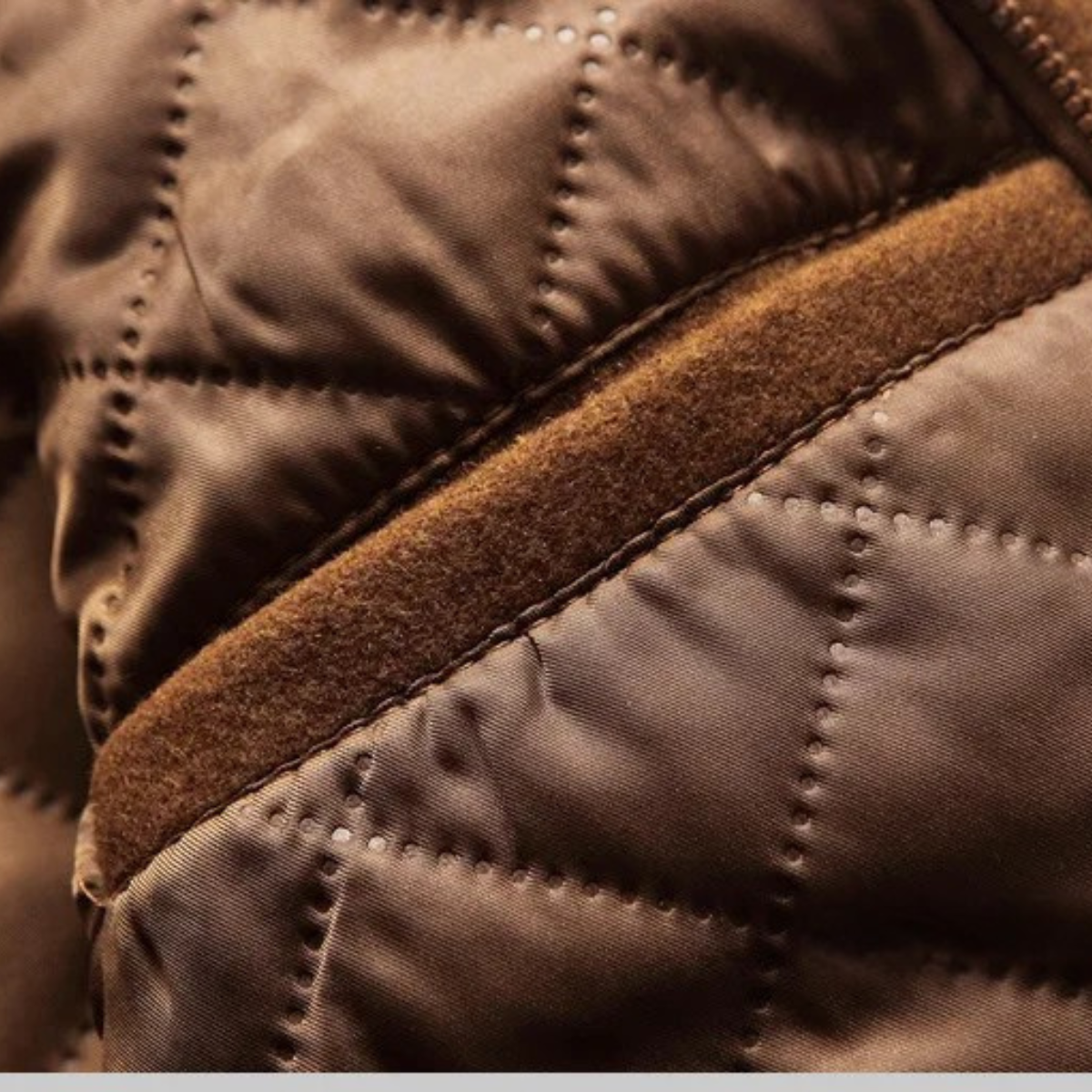 Beau | Men's Wool Blend Overcoat Camel Quilted Lining