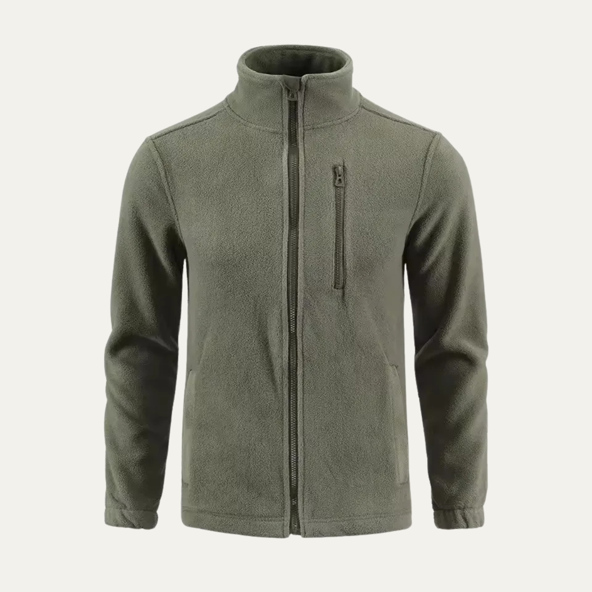 Ryder | Men's Fleece Jacket Sage Green Full Zip