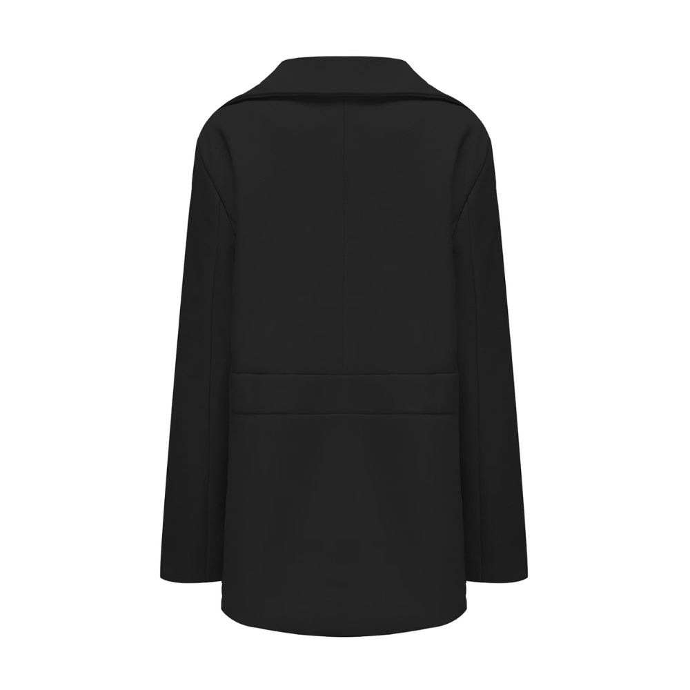Rhys | Men's Double Breasted Wool Pea Coat Navy