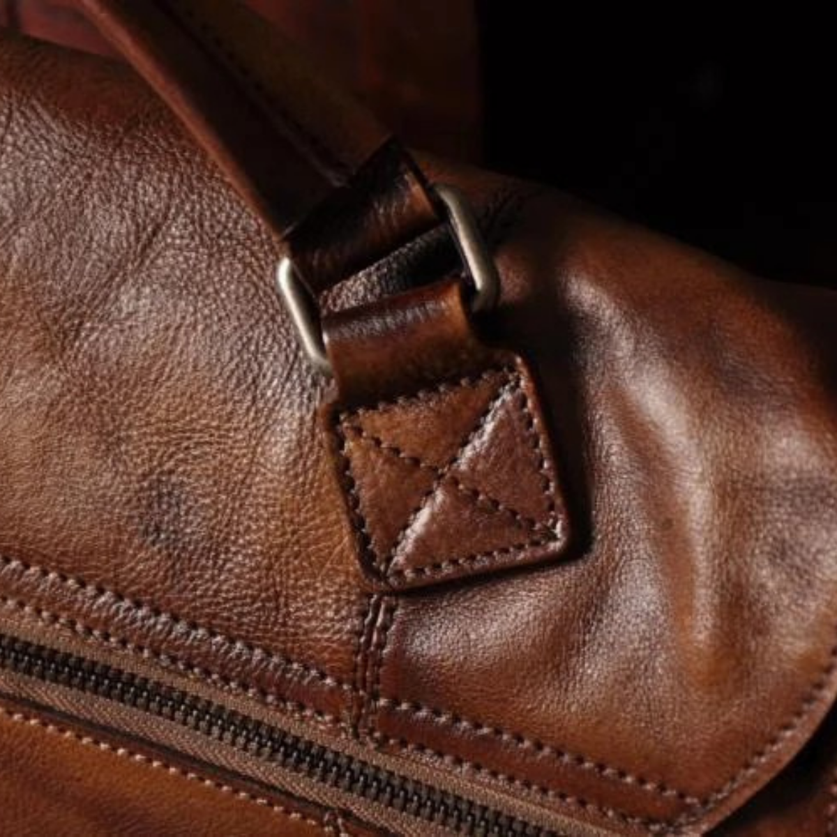 Dama Washington Cahors vintage leather crossbody bag - view 12