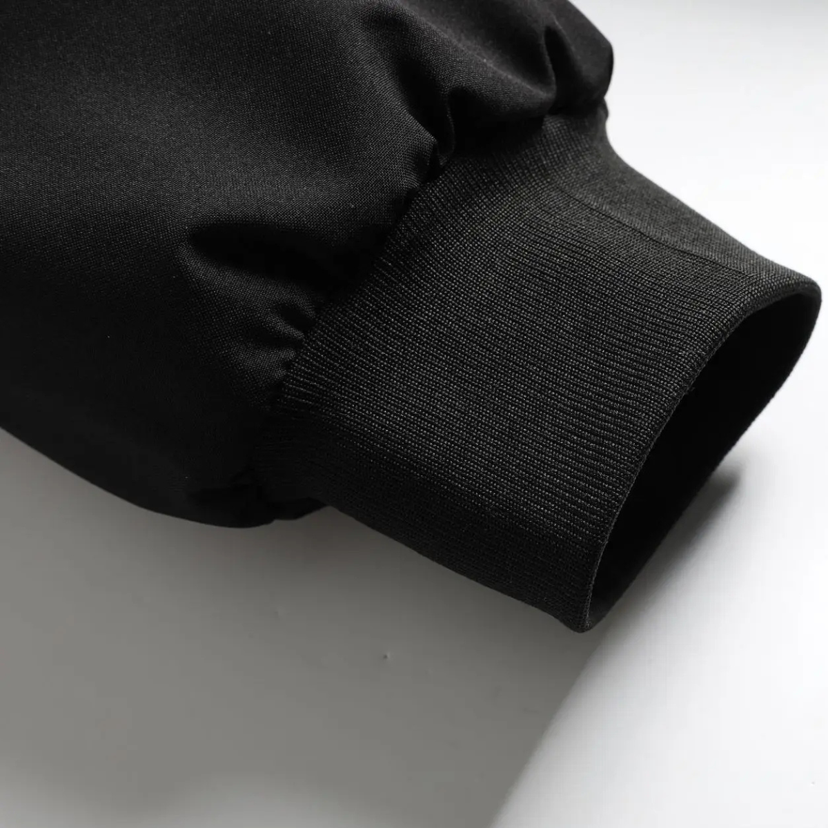 Axel | Men's Bomber Jacket Black Camel Hooded Layered