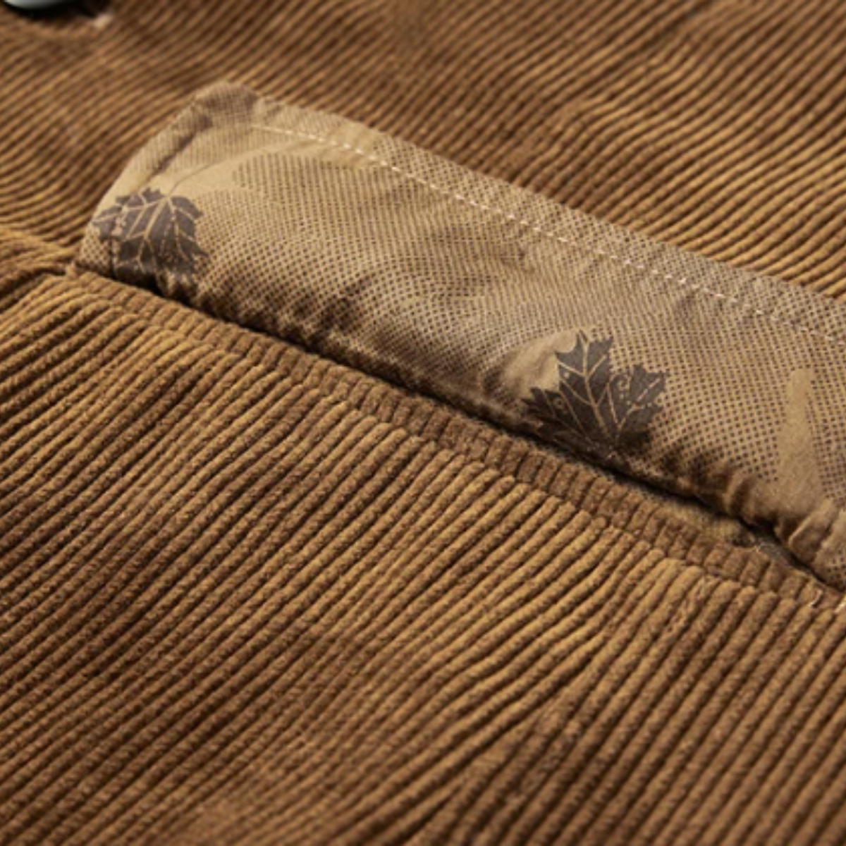 Ezra | Men's Casual Corduroy Blazer Brown Single Breasted