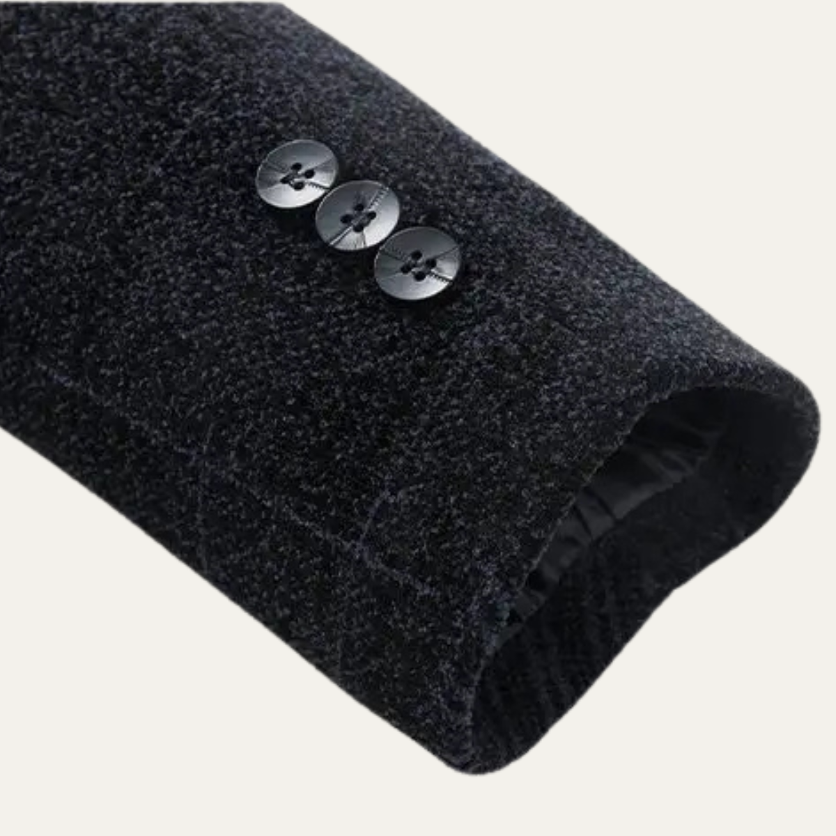 Bram | Men's Casual Wool Blazer Charcoal Gray Button Front