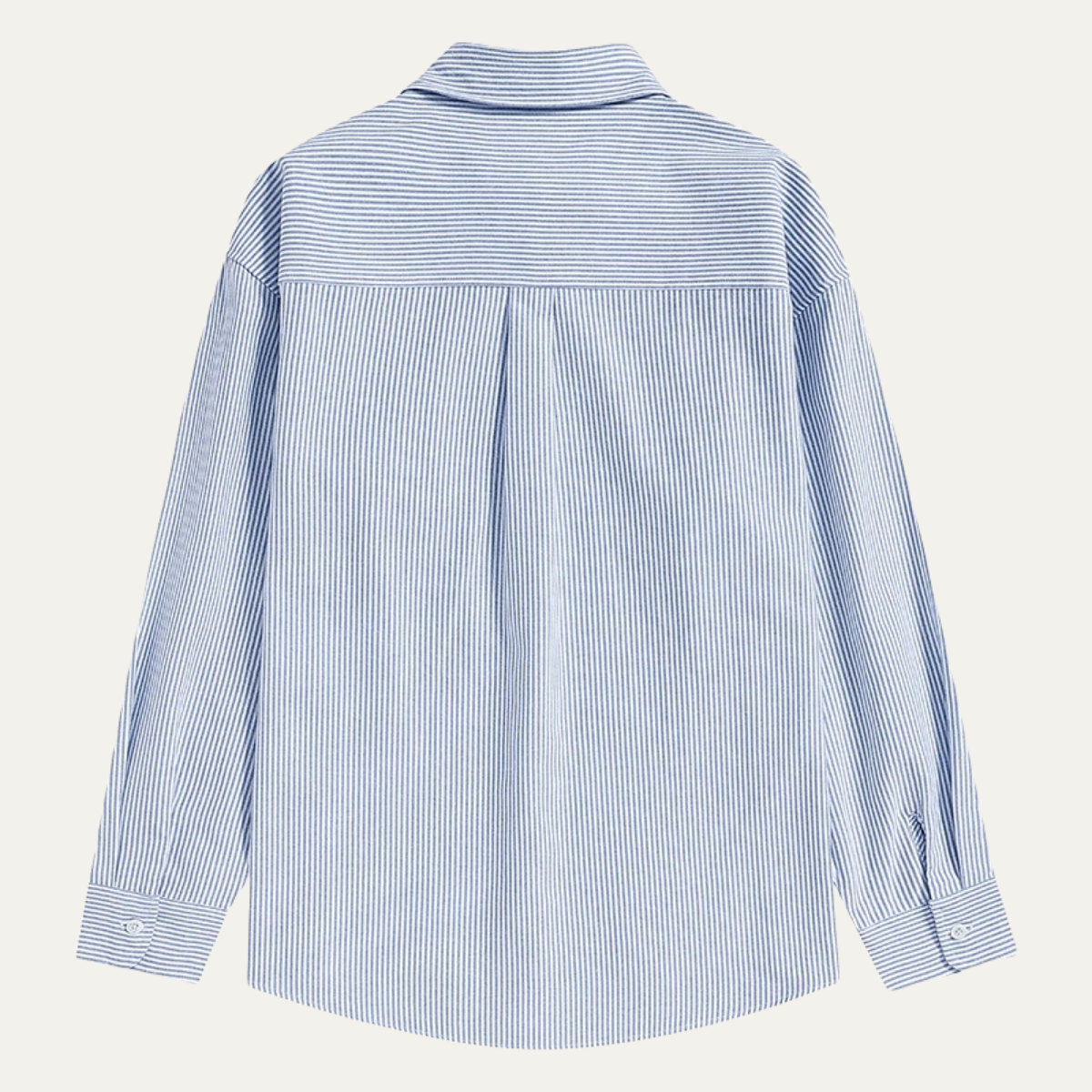 Lars | Men's Blue Striped Button Up Shirt Long Sleeve