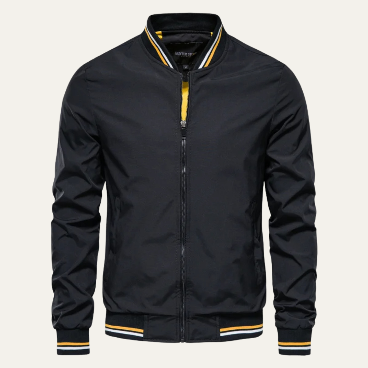 Ines | Men's Lightweight Bomber Jacket Sage Green Zip Up