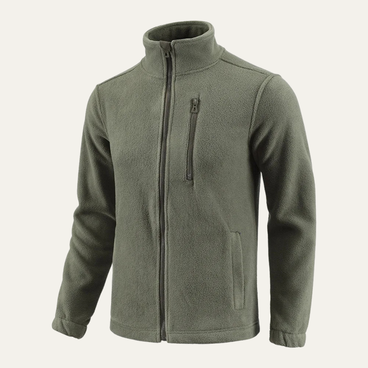Ryder | Men's Fleece Jacket Sage Green Full Zip