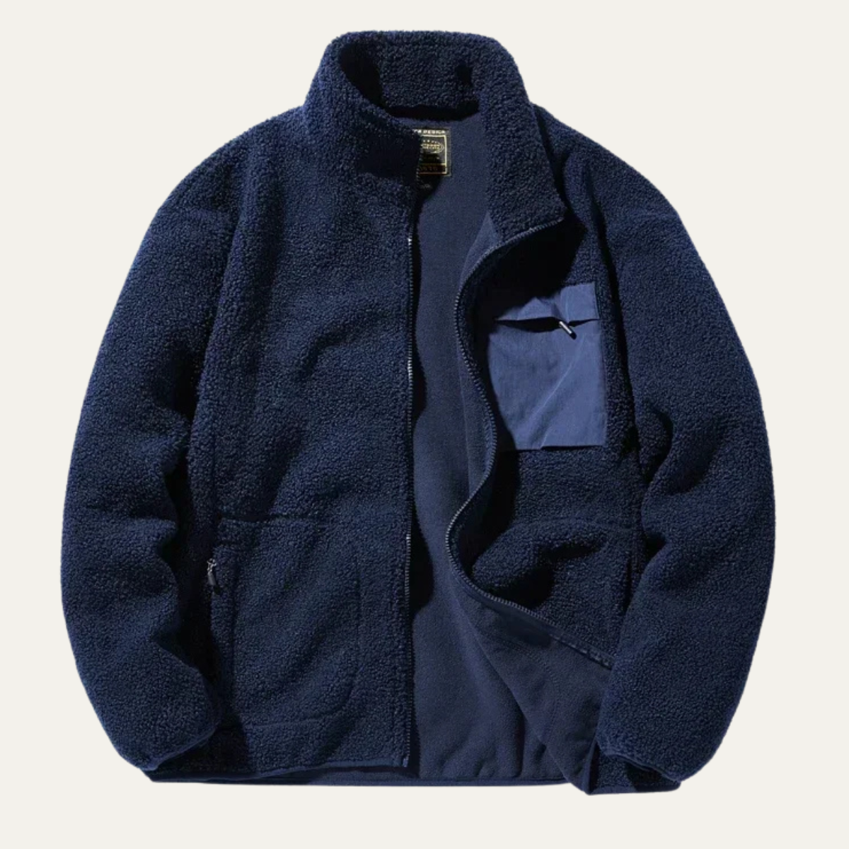 Blake | Men's Fleece Jacket Sage Green Zip Up