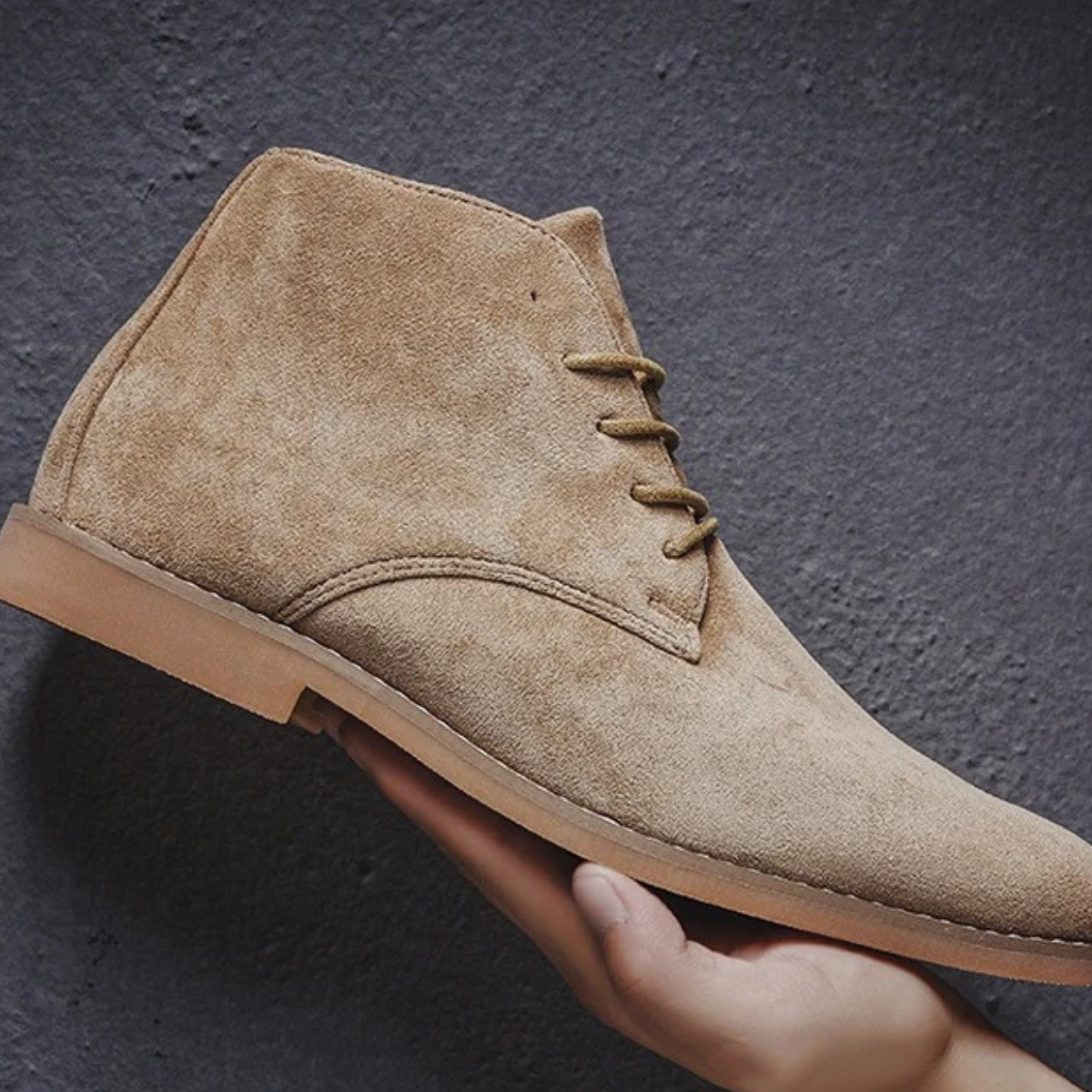 Jax | Men's Suede Lace Up Chukka Boots Black