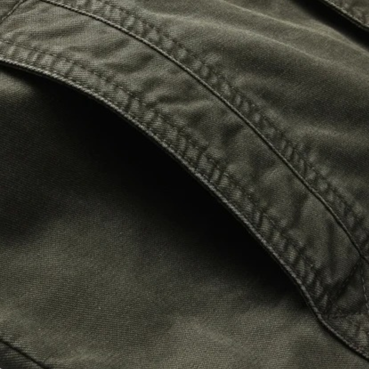 Eli | Men's Utility Military Jacket Olive Green Cargo Pockets
