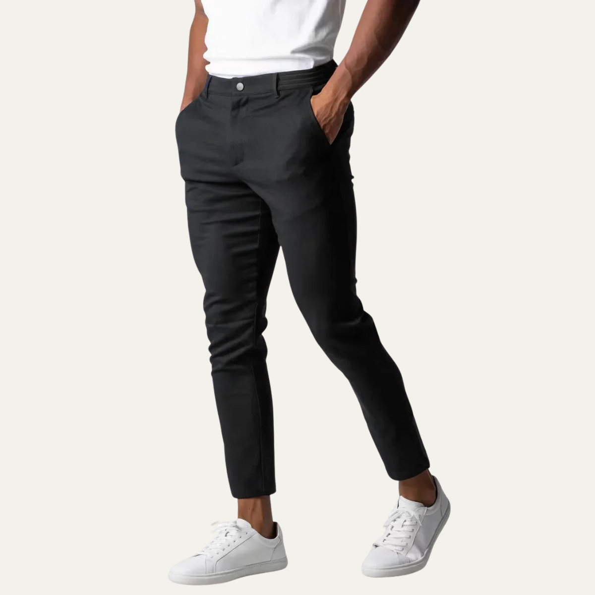 Kade | Men's Slim Fit Chinos Gray Casual Stretch