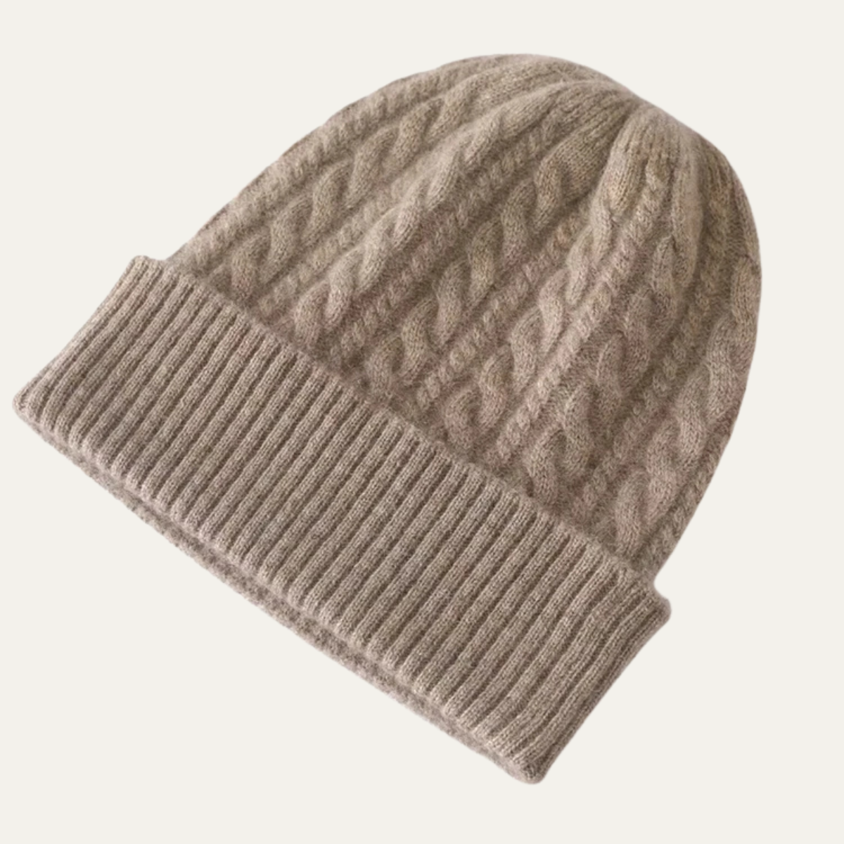 Arlo | Men's Cable Knit Beanie Gray Warm Winter Hat
