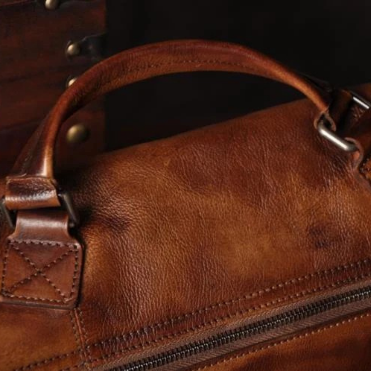 Dama Washington Cahors vintage leather crossbody bag - view 13