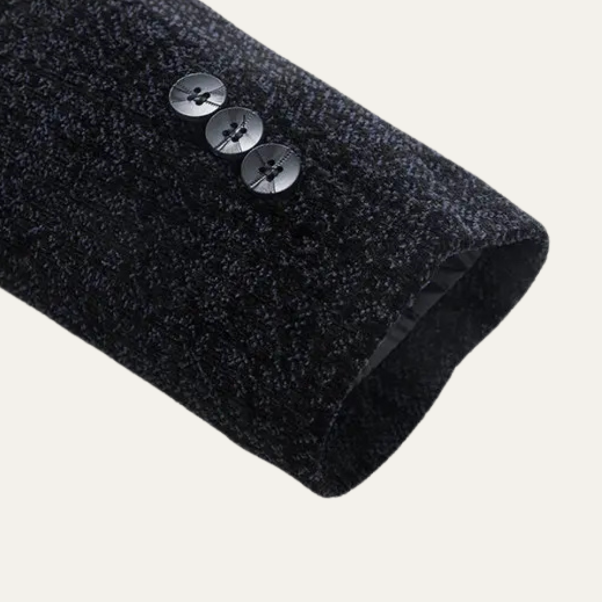 Bram | Men's Tweed Blazer Charcoal Gray Wool Lined