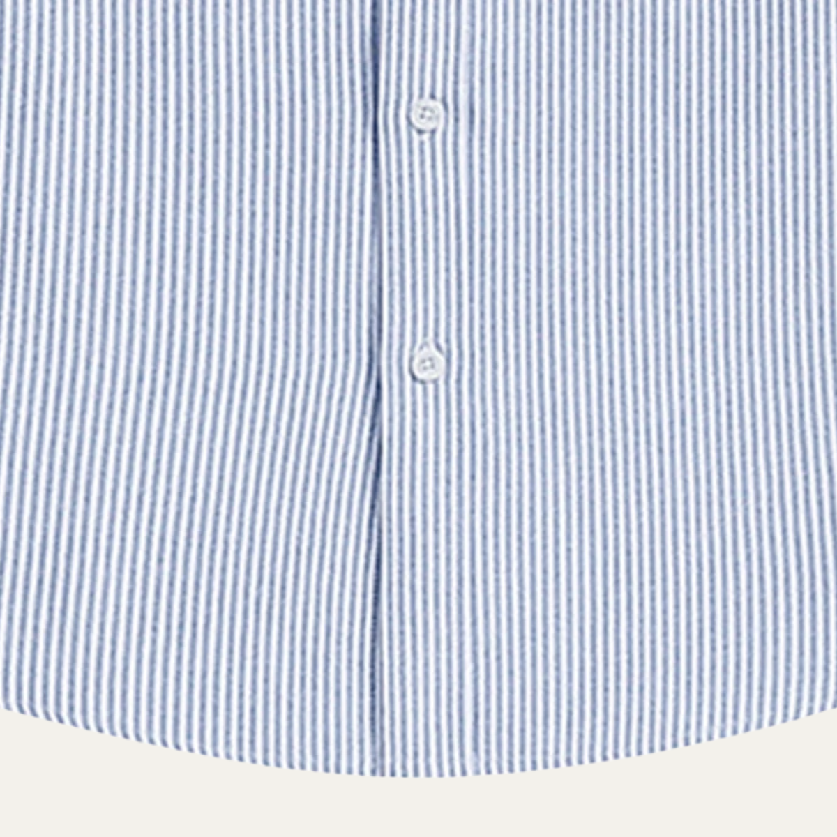 Lars | Men's Blue Striped Button Up Shirt Long Sleeve