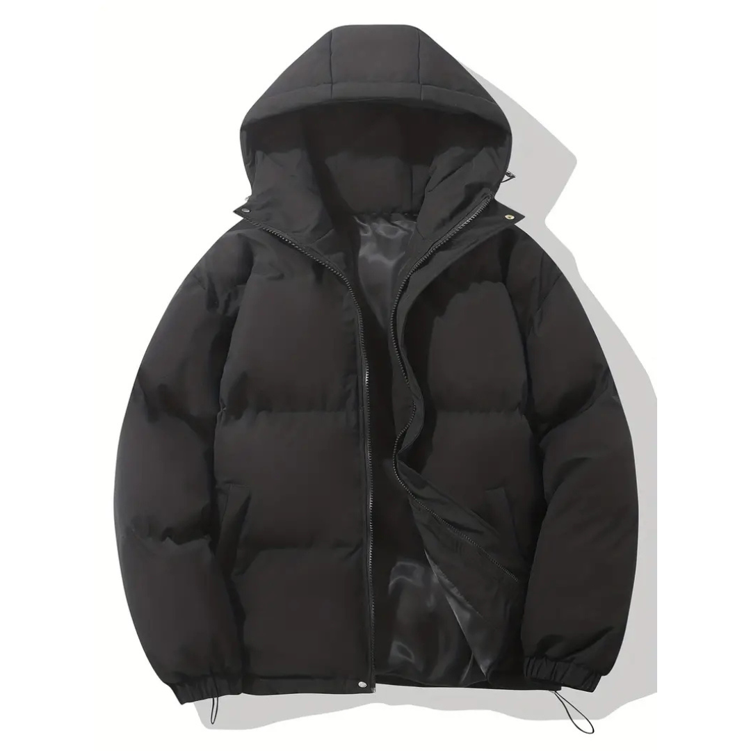 Faye | Women's Puffer Jacket Pink Hooded Quilted Windbreaker