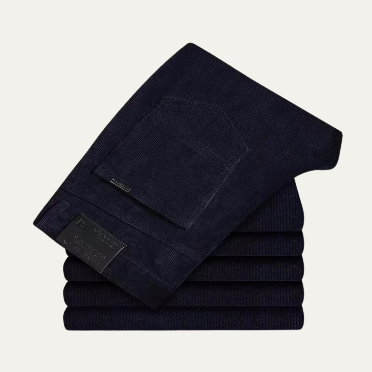 Axel | Men's Corduroy Pants Caramel Slim Fit Casual
