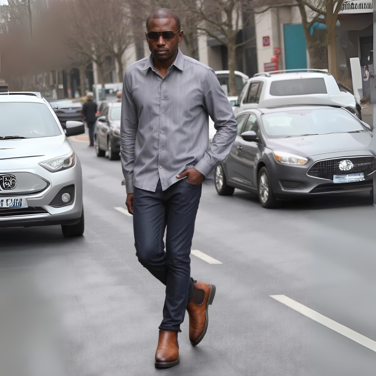 Bram | Men's Classic Leather Chelsea Boots Brown