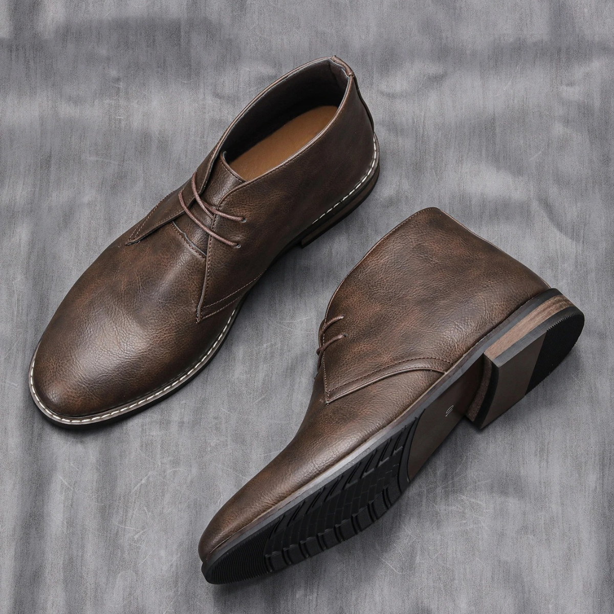 Wyatt | Men's Leather Chukka Boot Brown