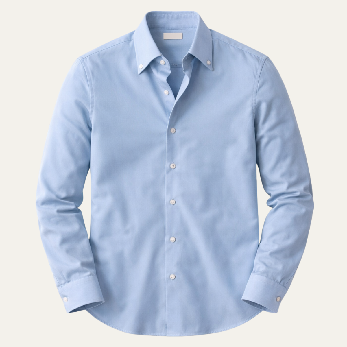 Rhys | Men's Dress Shirt Light Blue Long Sleeve Button Up