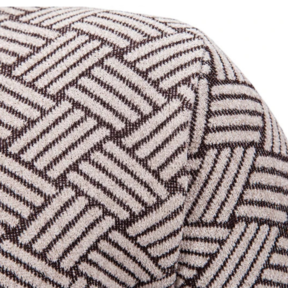 Knox | Men's Geometric Patterned Cardigan Sweater Beige