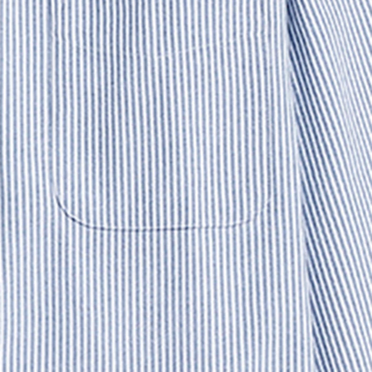 Lars | Men's Blue Striped Button Up Shirt Long Sleeve
